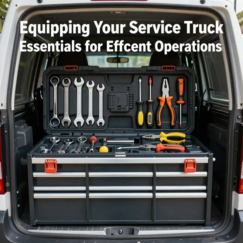 A comprehensive toolbox showcasing the essential tools crucial for servicing various equipment.