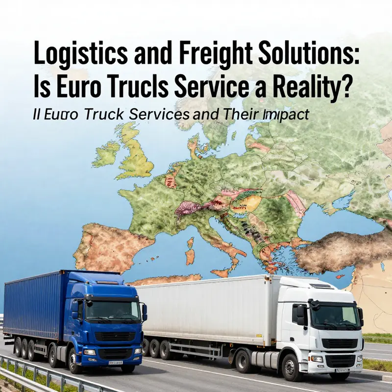 A slice of immersive gameplay showcasing realistic truck navigation through beautifully rendered European landscapes.