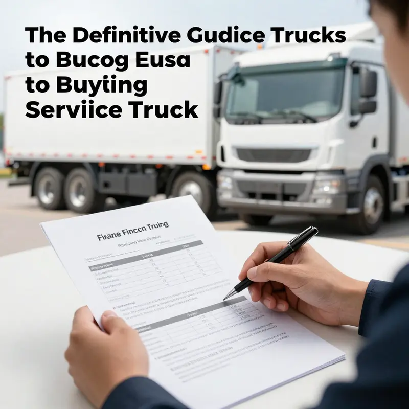 Professionals assessing their service truck needs based on industry requirements.