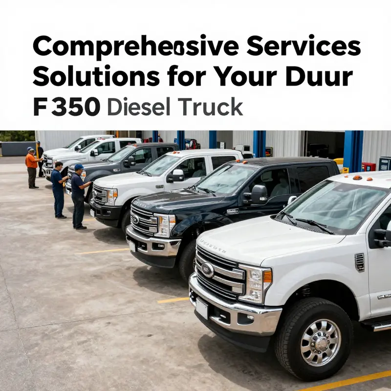 Ford dealerships offer comprehensive services for your F-350 diesel truck, ensuring expert care.