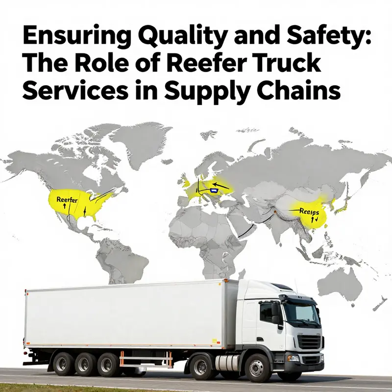 Refrigerated trucks ensure temperature-sensitive goods are maintained at the required conditions during transport.