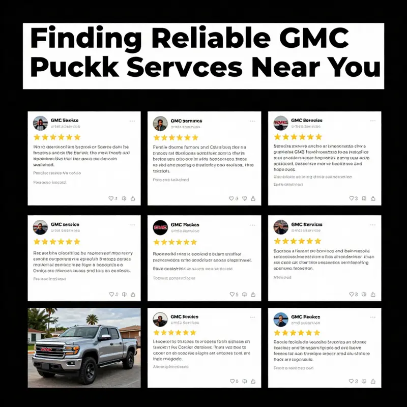 Map highlighting top-rated auto repair shops in Chicago specializing in GMC truck services.