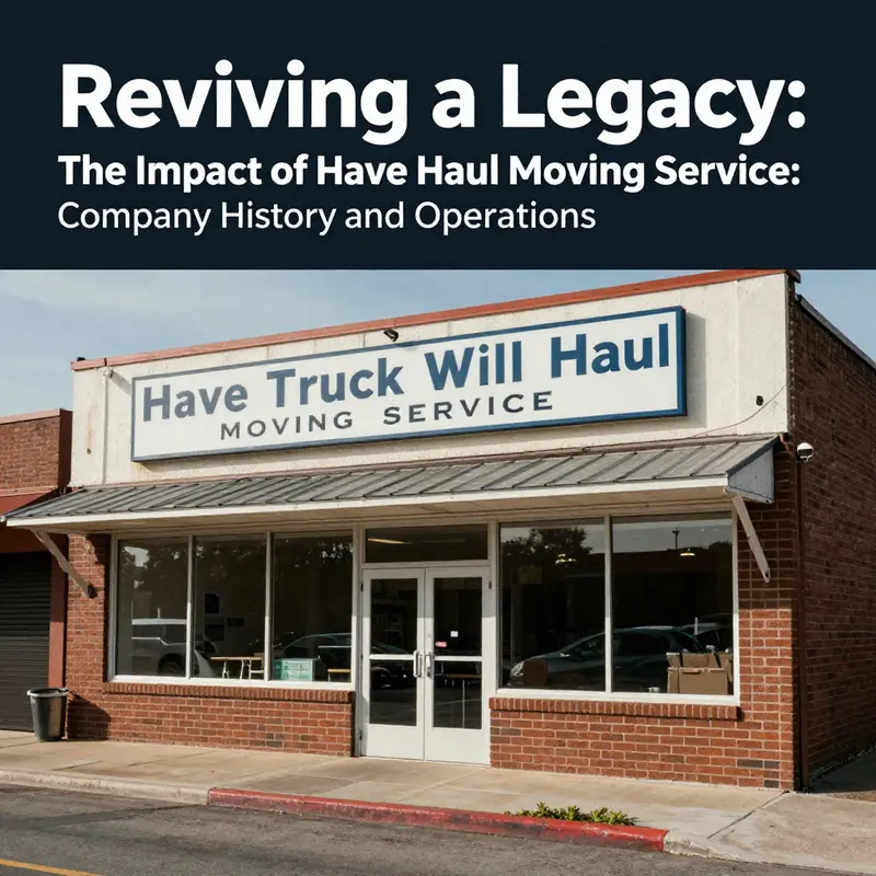 The legacy of Have Truck Will Haul Moving Service, a trusted provider in Riverdale, Maryland.