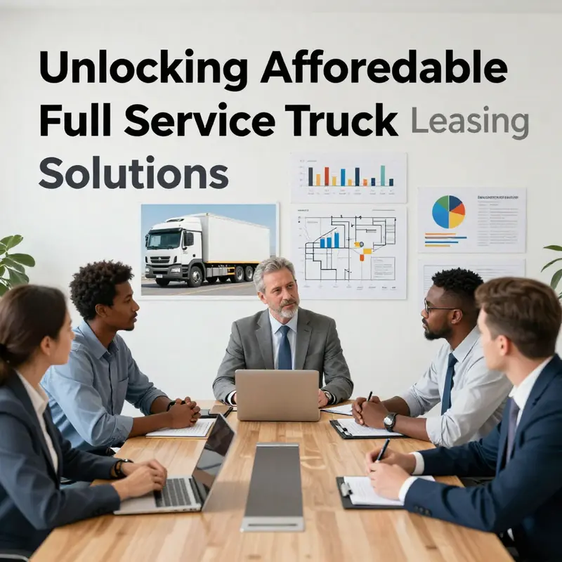 Professionals collaborate to outline their specific truck leasing needs.