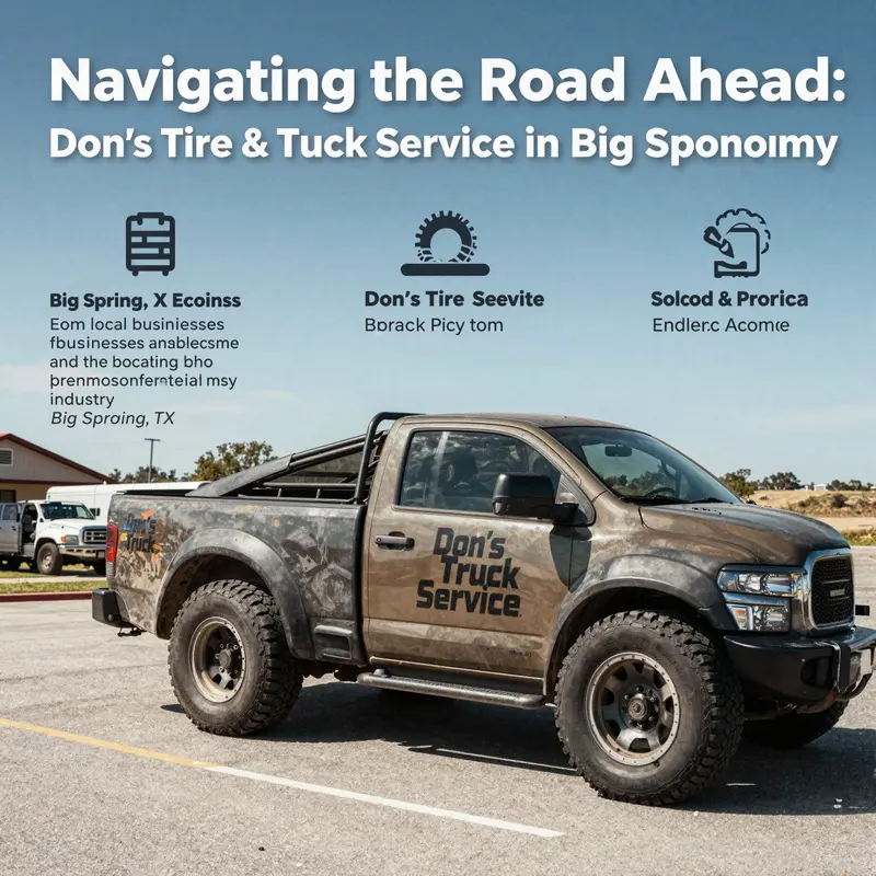 Don’s Tire & Truck Service – A trusted hub for tire and truck services in Big Spring, TX.
