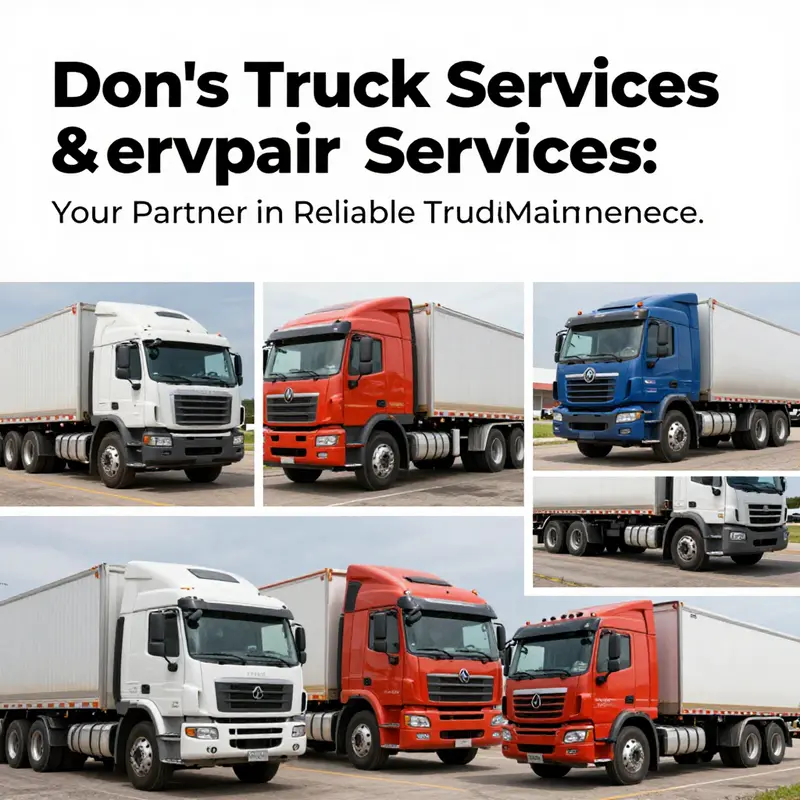 The inviting exterior of Don’s Truck Services & Repair, ready to cater to all your truck service needs.