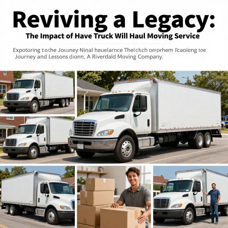 A collage representing Have Truck Will Haul Moving Service's impact on customers and community.