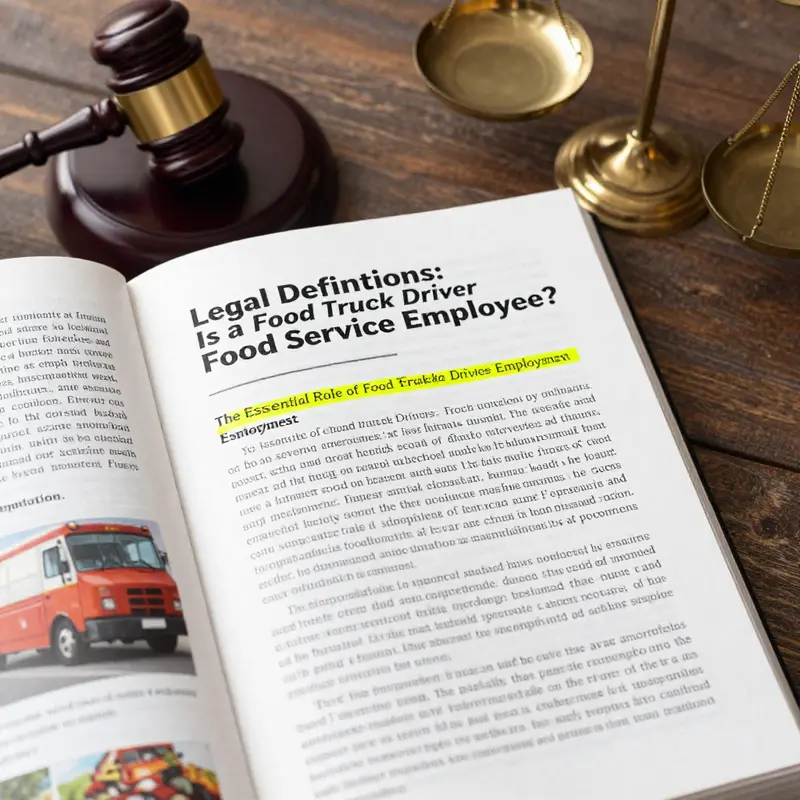 Food truck drivers serve customers, highlighting their integral role in food service.