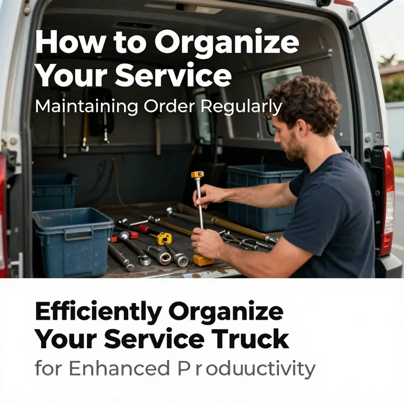 An empty service truck, ready for a fresh organizational plan.