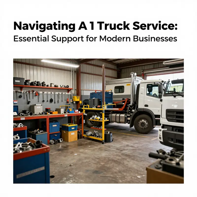 A dynamic truck service station representing the extensive network of A 1 Truck Service Providers.