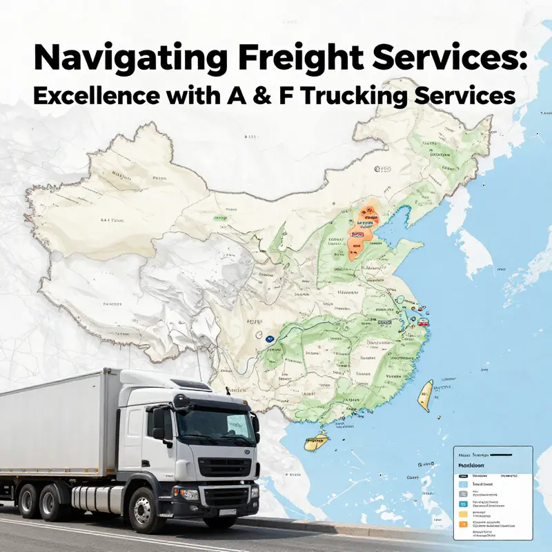 Efficient logistics operations showcased at A & F Trucking Services, emphasizing a well-coordinated workflow.
