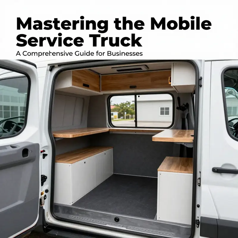 A service truck tailored for operational efficiency, demonstrating the importance of defining its purpose.