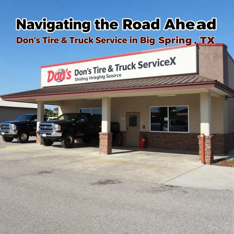 Don’s Tire & Truck Service – A trusted hub for tire and truck services in Big Spring, TX.