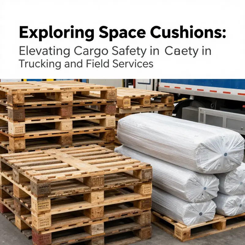 Illustration highlighting the importance of space cushions in protecting cargo during transportation.