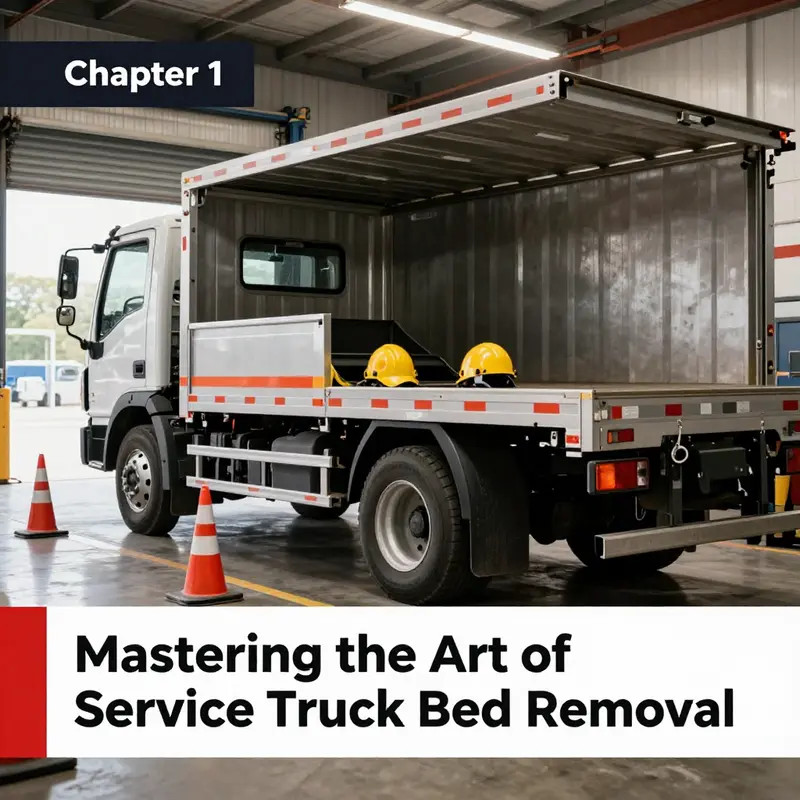 Ensuring safety protocols are integrated during the truck bed removal process.