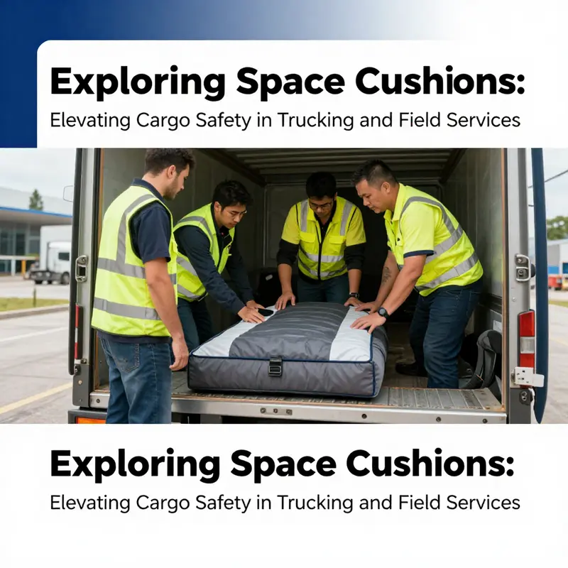Illustration highlighting the importance of space cushions in protecting cargo during transportation.