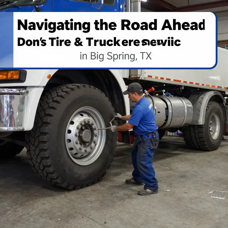 Don’s Tire & Truck Service – A trusted hub for tire and truck services in Big Spring, TX.
