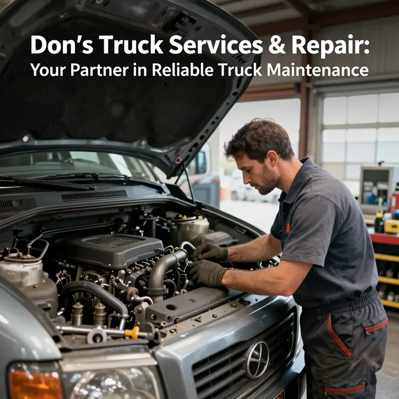 The inviting exterior of Don’s Truck Services & Repair, ready to cater to all your truck service needs.