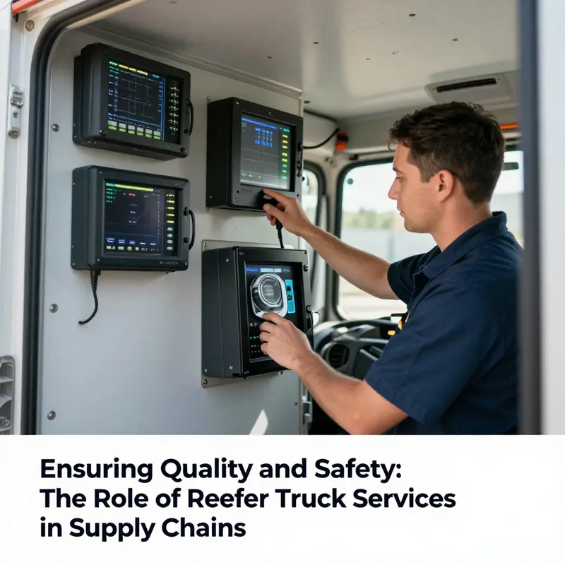 Refrigerated trucks ensure temperature-sensitive goods are maintained at the required conditions during transport.