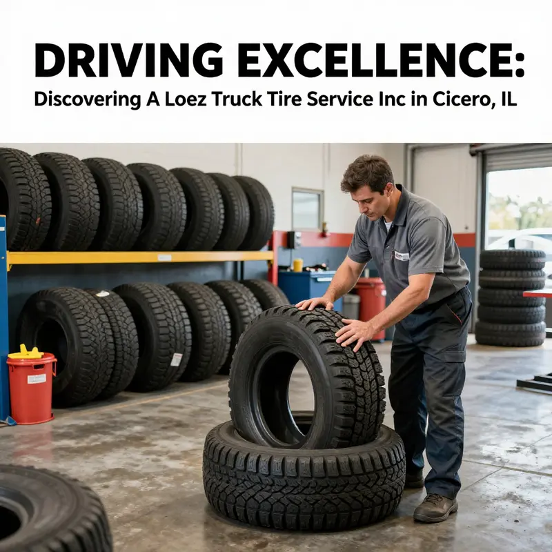 Expert technicians at A Lopez Truck Tire Service Inc performing tire repairs on commercial trucks.