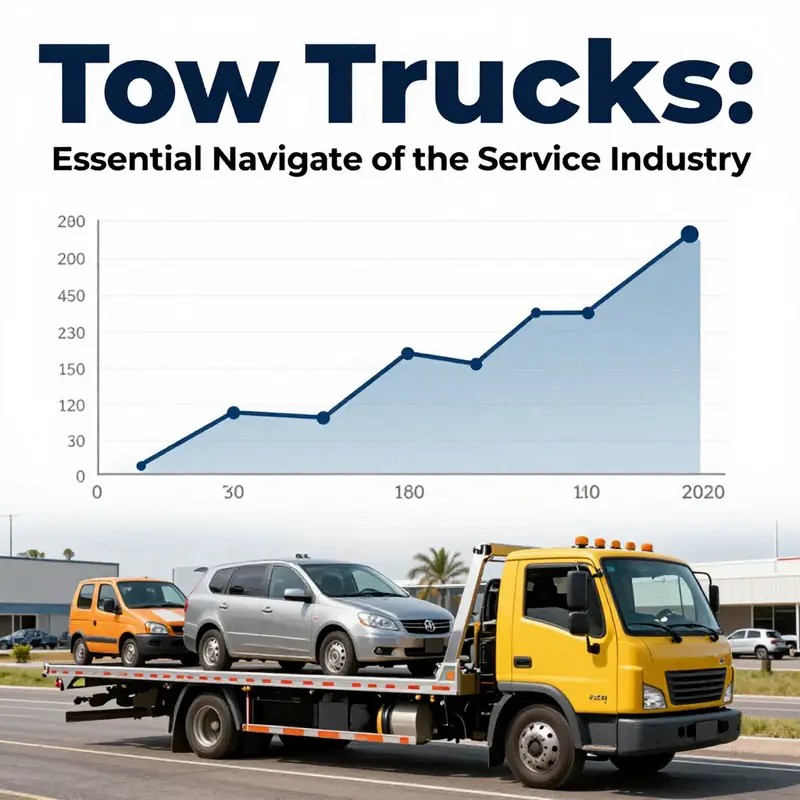A tow truck in action, exemplifying its role in the service industry.