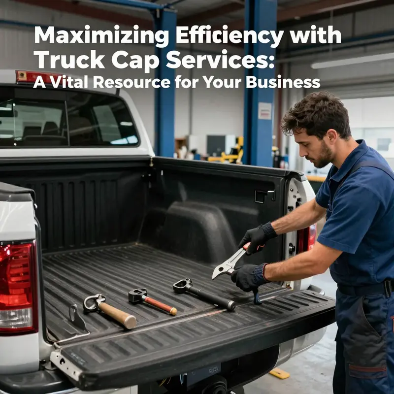 A pickup truck with a truck bed cap, illustrating the product’s design and usage scenario.