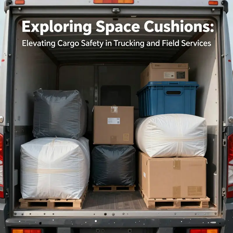 Illustration highlighting the importance of space cushions in protecting cargo during transportation.