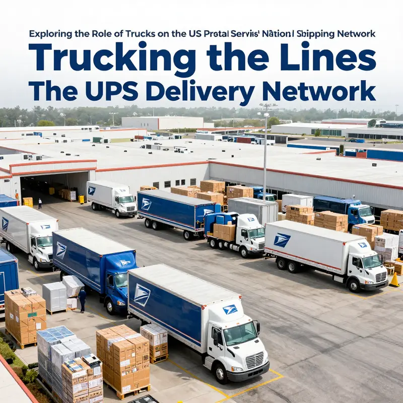 A USPS truck ready for local mail deliveries, exemplifying the efficiency of regional mail logistics.