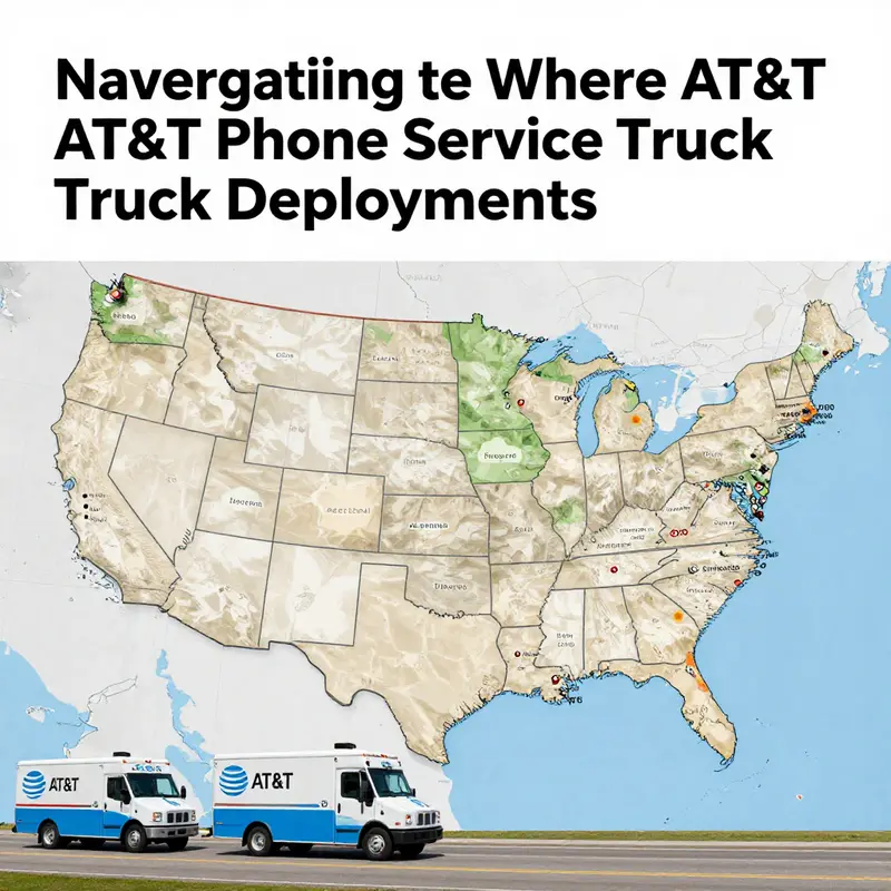 A visual representation of AT&T’s service areas across the United States.