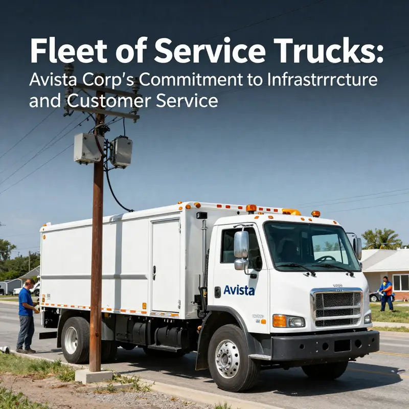 Avista Corp’s fleet of service trucks reinforces its operational capabilities.