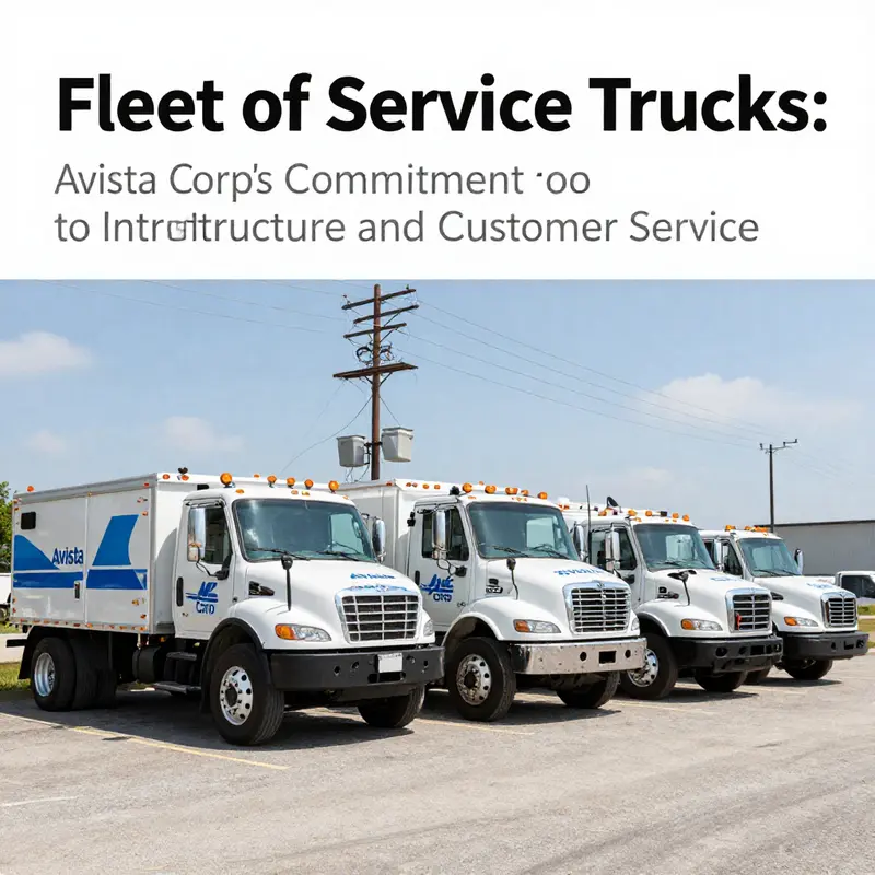 Avista Corp’s fleet of service trucks reinforces its operational capabilities.