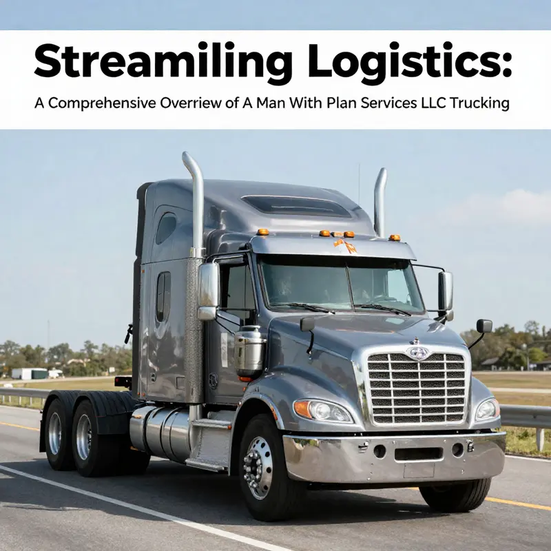 A CDL truck driver navigating the open road, representing the opportunities available at A Man With a Plan Services LLC.