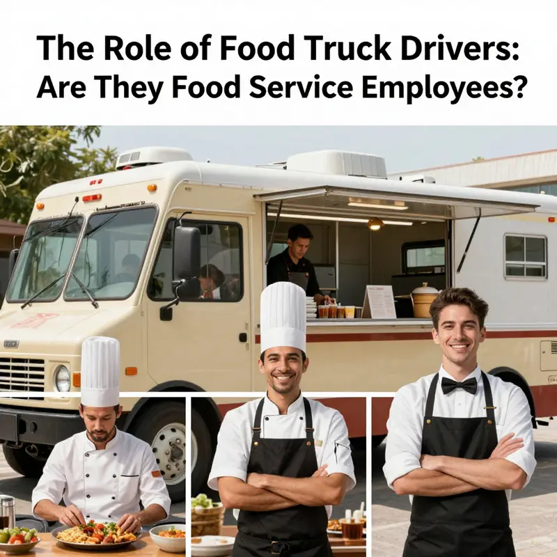 Food truck drivers engage in diverse tasks, combining driving with food service responsibilities.