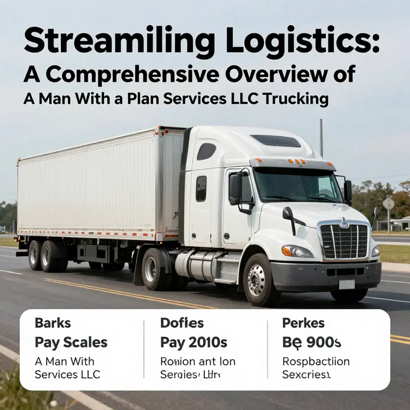 A CDL truck driver navigating the open road, representing the opportunities available at A Man With a Plan Services LLC.