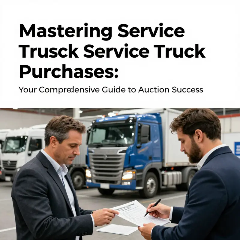 A visual guide to exploring reputable auction platforms for service trucks.
