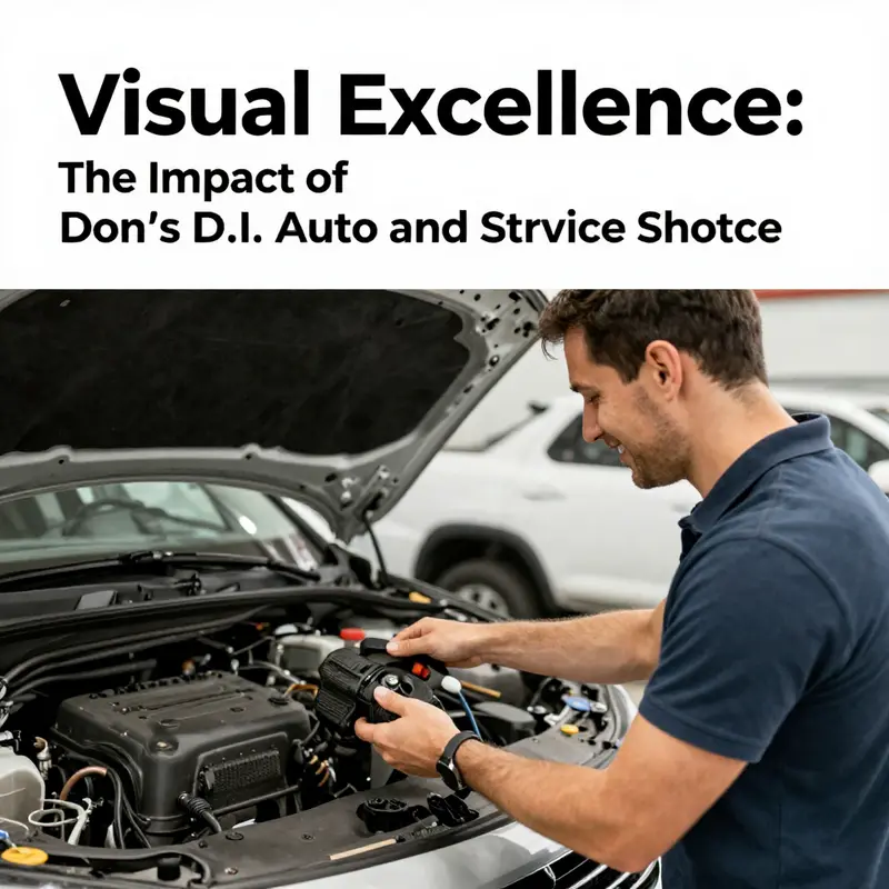 An organized service bay demonstrating the high standards of quality at Don’s D.I. Auto and Truck Service.