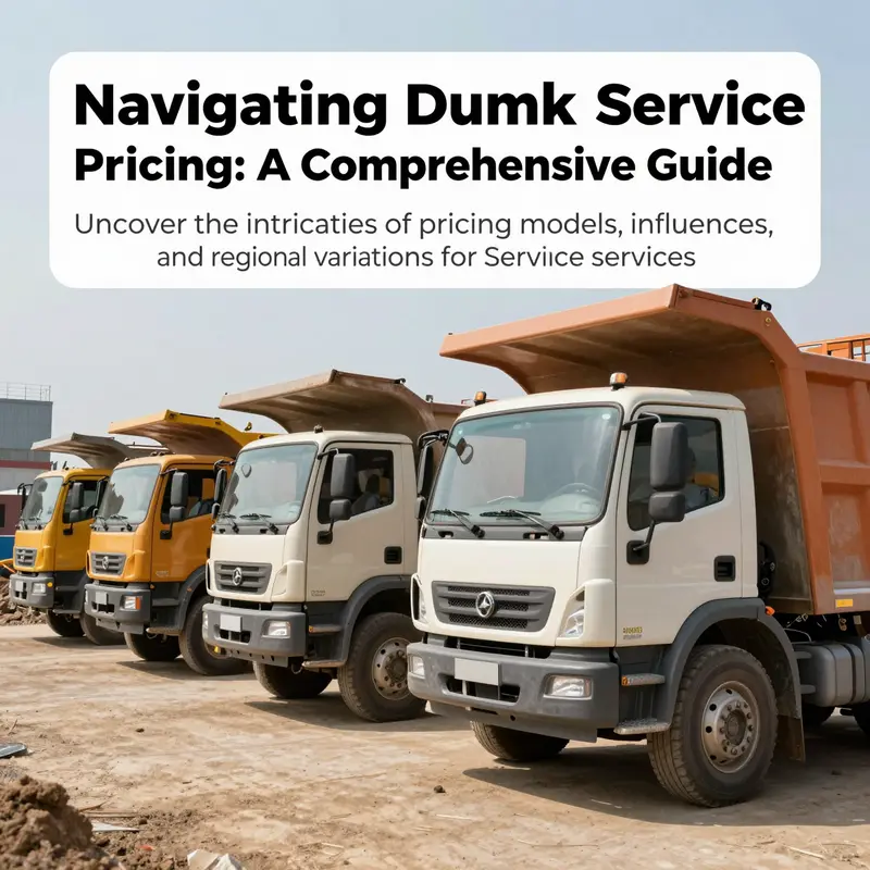 A fleet of dump trucks parked at a construction site, illustrating the role and significance of dump truck services in various industries.