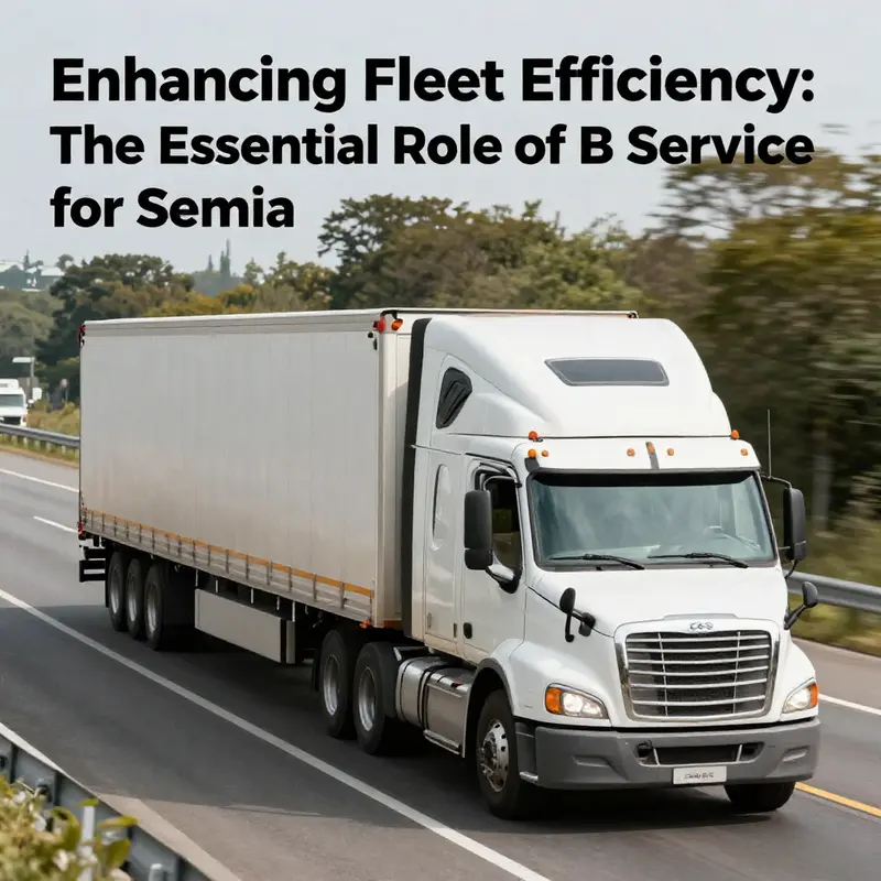 A busy highway populated with semi-trucks, representing the importance of maintenance for operational reliability.