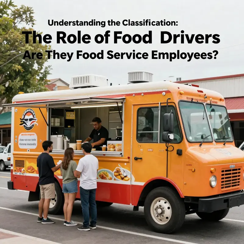 Food truck drivers engage in diverse tasks, combining driving with food service responsibilities.