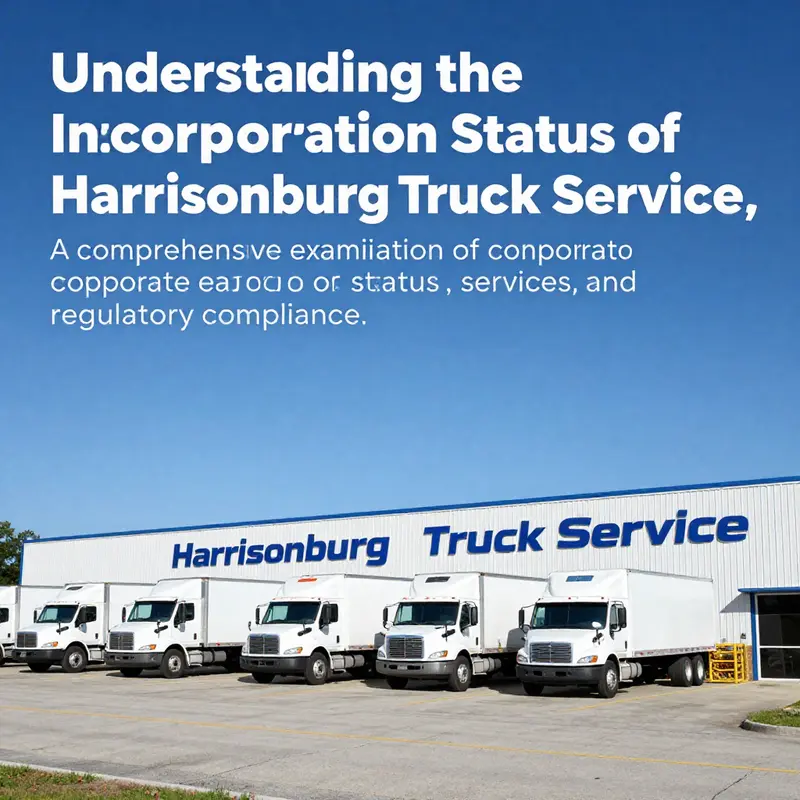 The exterior of Harrisonburg Truck Service showing trucks ready for transport.