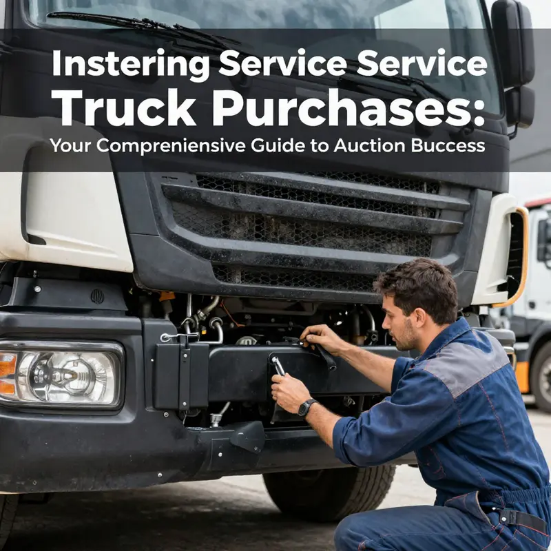 A visual guide to exploring reputable auction platforms for service trucks.