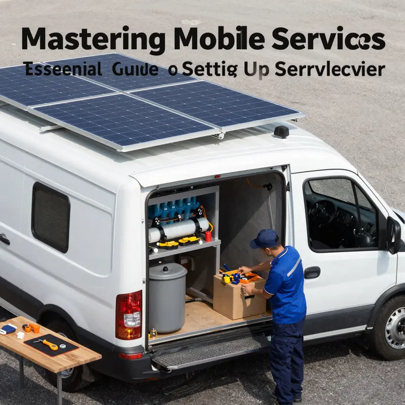 A diverse range of service trucks, each tailored to different operational purposes, emphasizing the importance of defining the core function.