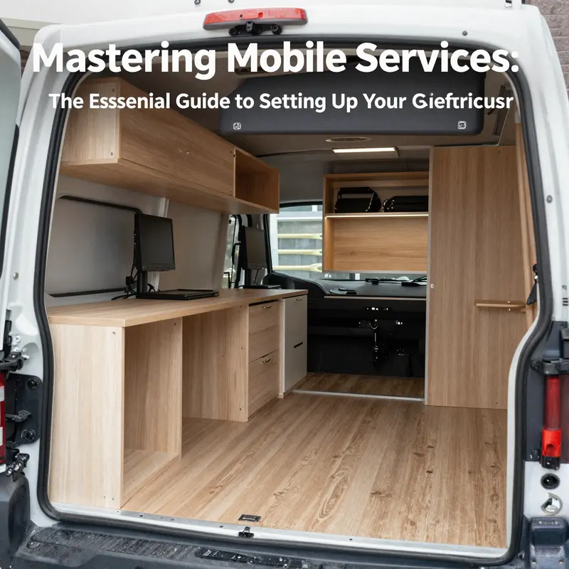 A diverse range of service trucks, each tailored to different operational purposes, emphasizing the importance of defining the core function.