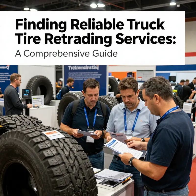Using specialized industry directories to locate reliable truck tire retreading services.
