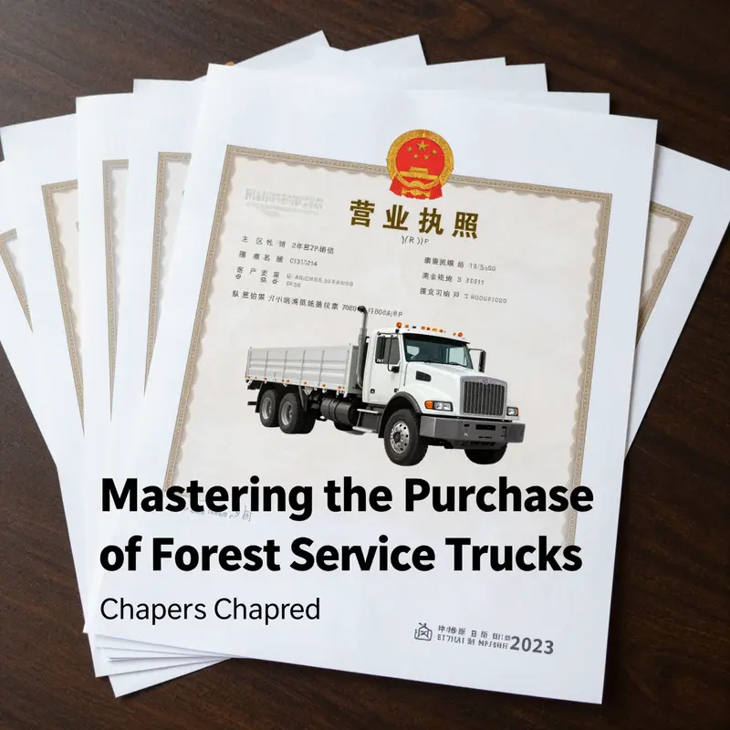 A checklist detailing the essential specifications for selecting a forest service truck.