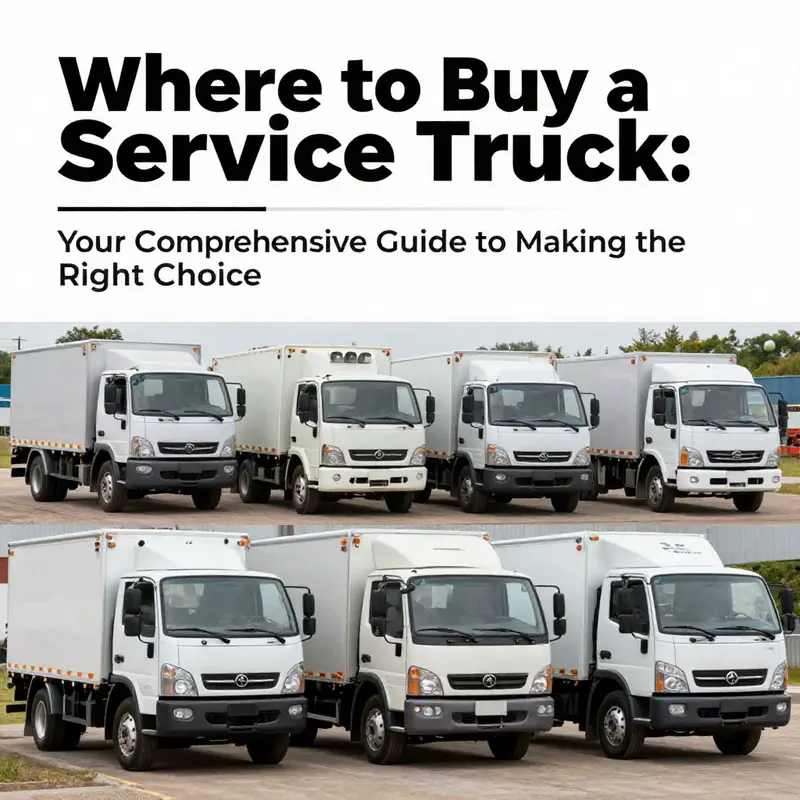 Service trucks engaging in different activities across landscaping, construction, and logistics sectors.