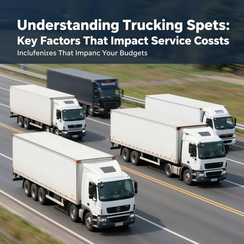 Visual representation of distance and route complexity in trucking logistics.