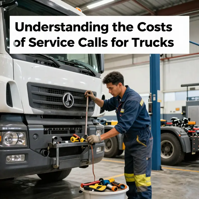 A mechanic conducting a thorough inspection during a routine maintenance service call.