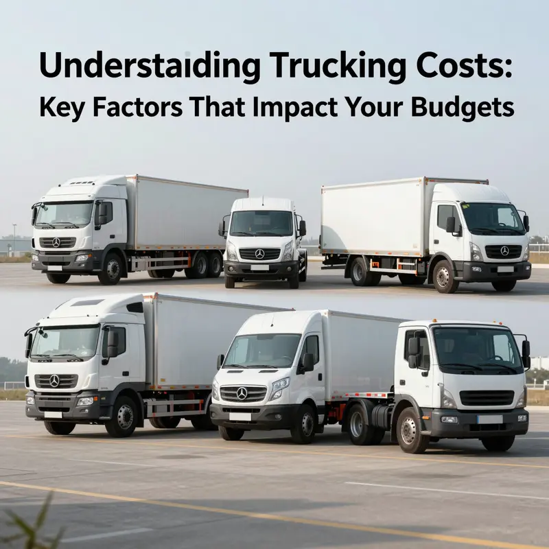 Visual representation of distance and route complexity in trucking logistics.