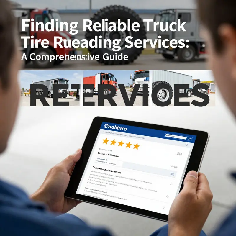 Using specialized industry directories to locate reliable truck tire retreading services.